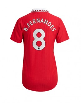 Manchester United Bruno Fernandes #8 Heimtrikot für Frauen 2022-23 Kurzarm